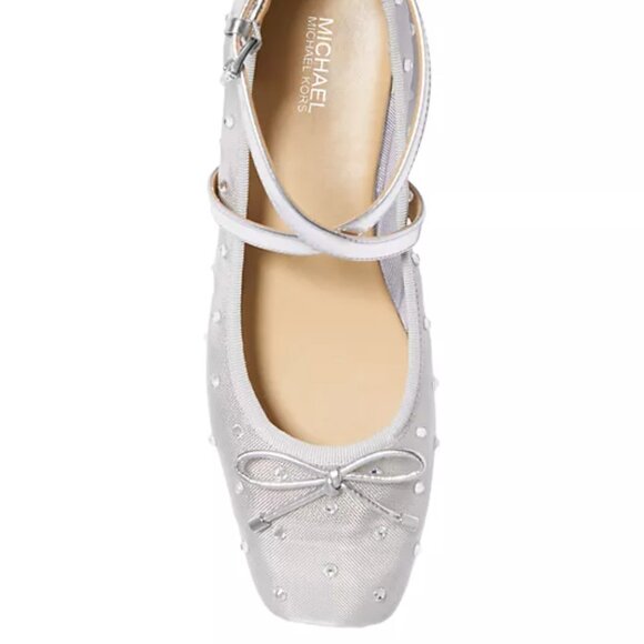 MICHAEL Michael Kors Collette Flex Embellished Mesh Ballet Flats - Picture 4 of 4